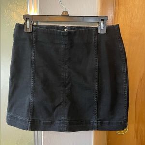 Target brand black mini skirt. Size large!